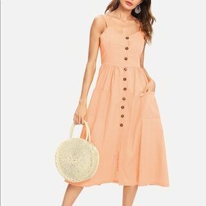 Breezy Button Front Cami Dress
